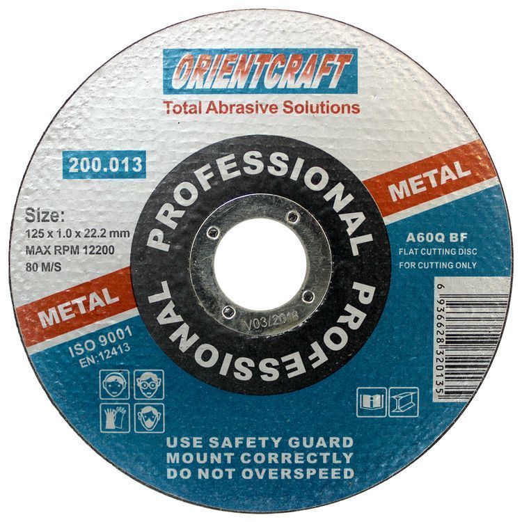 Отрезной диск Orientcraft 125x1,0x22 мм 200,013