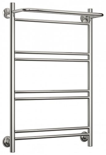 Полотенцесушитель "Версия - Н1" 800х500 (полка+1+2+2+2 перекладин) нержавеющая сталь, полировка, Стилье