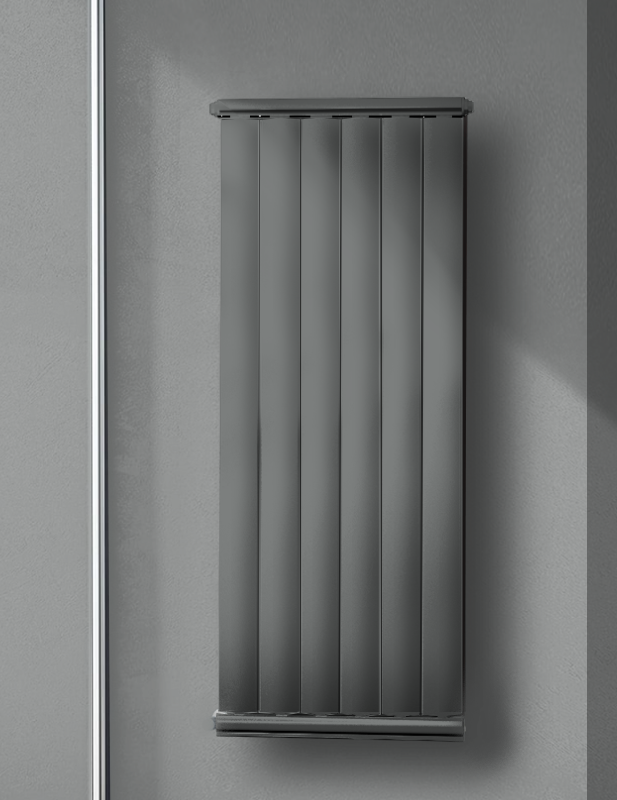 Радиатор Silver В-1800-4секц подкл. нижнее RAL7037 матовый (1800Вт)