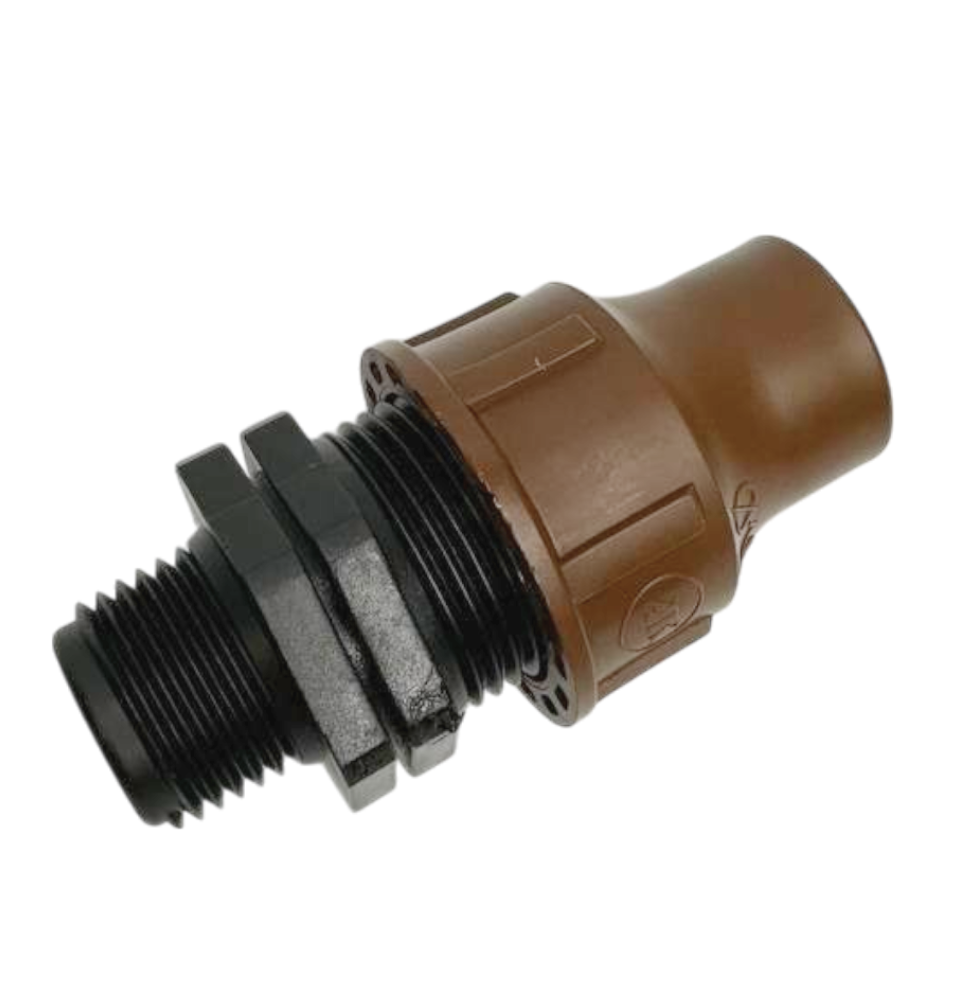Переход для капельного шланга - 1/2" НР (компр) Rain Bird