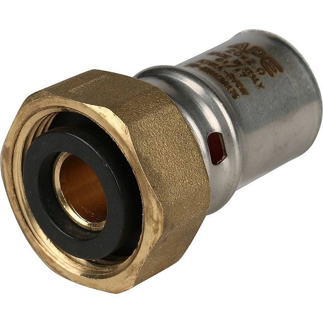 Переходник с накидной гайкой 20х3/4 пресс Stout