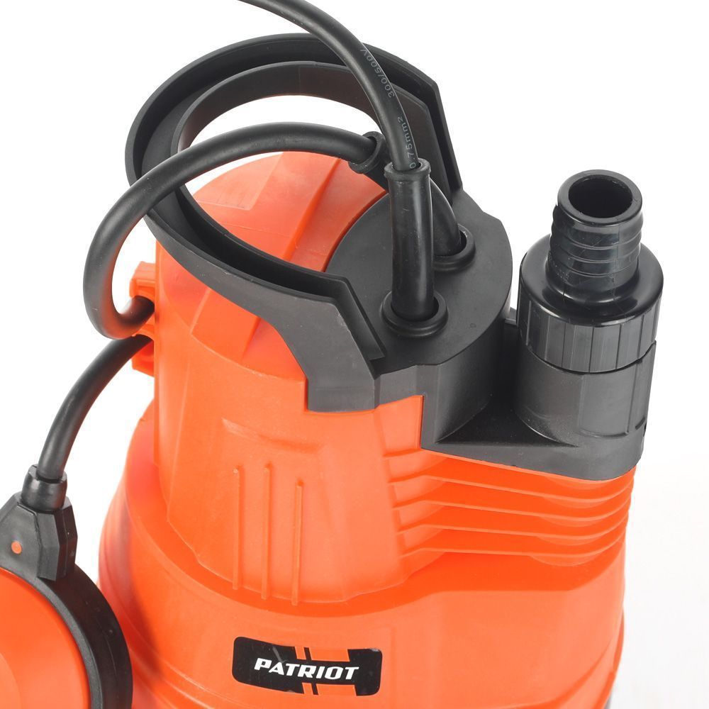 Насос дренажный F 350 д/грязной воды, корпус - пластик, 300 Вт, 5000 л/час PATRIOT