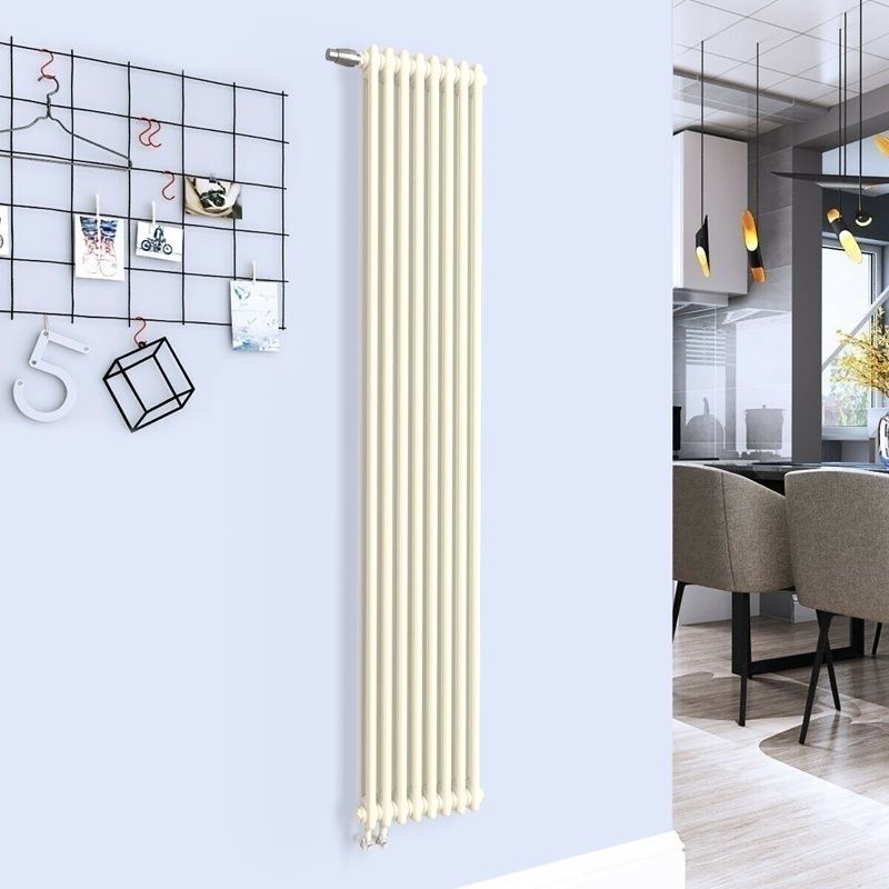 Радиатор трубчатый Solira 2180/ 8 №69 твв 1/2 (нижн. подкл. с вент. вставкой) RAL 9016