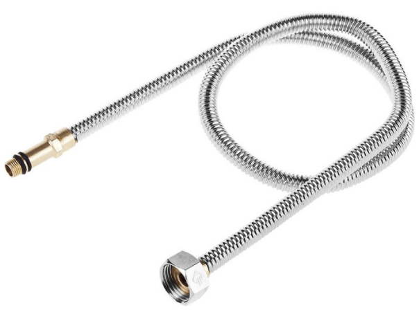 Подводка гибкая, ВОДА, сильфон.типа М10х1 г-ш, 80 см (2 шт) (Турбо-Тех)