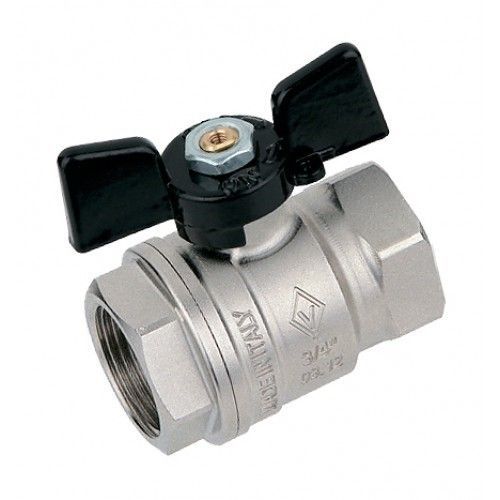 Кран шаровой ВВ  3/4" (бабочка) Bugatti