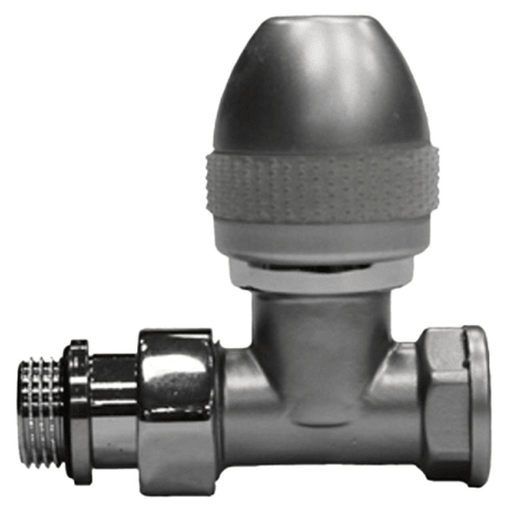 Вентиль прямой 1/2", серия Ovus, цвет серый матовый SR Rubinetterie