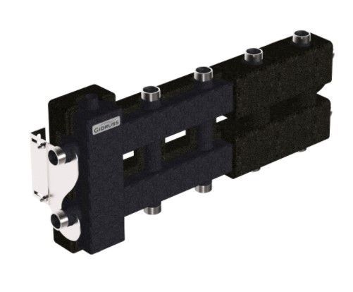 Балансировочный коллектор BM-60-5DU.EPP (до 60 кВт,вх. G 1", 2+2+1 контура G 1", EPP-термоизоляци)