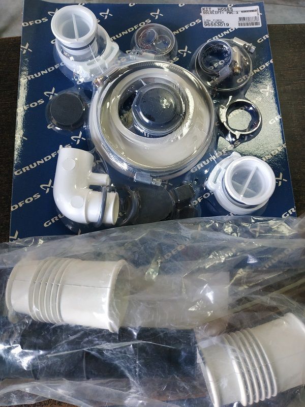 Комплект пластиковых соединений Sololift+PWC-3, GRUNDFOS