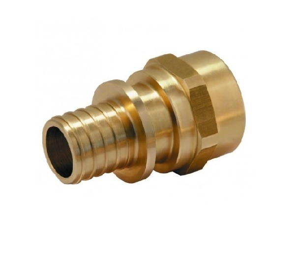 Соединитель 18*2,5 G3/4" ВР латунный Push с манжетой KAN-therm