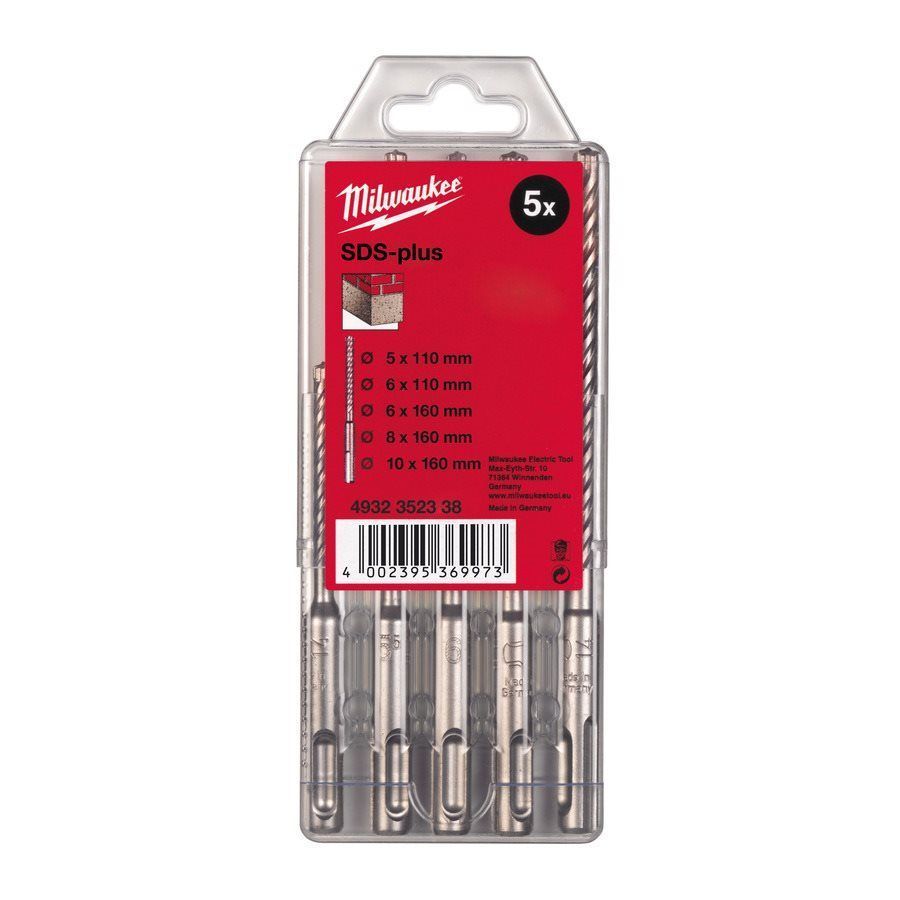 Набор SDS-PLUS Буры / Долота, Milwaukee