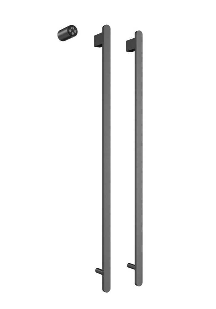 Полотенцесушитель электрический (встраиваемый) 1000*456 с терморегулятором, цвет Графит, AQM Полотенцесушитель электрический (встраиваемый) 1000*456 с терморегулятором, цвет Графит, AQM