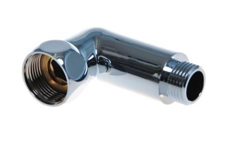 Сгон угловой (американка) для полотенцесушителей 1 х 1 ВН ХРОМ SMART 