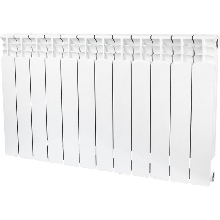 Радиатор биметаллический Space 500/90 12 секций боковое подключение STOUT