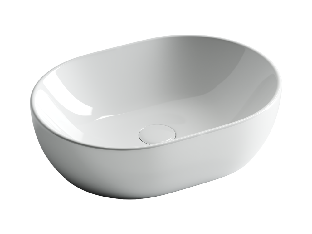 Раковина накладная Элемент (Element) 480x350x140мм (CN6019) Ceramicanova