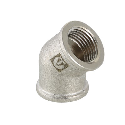 Угольник ВВ 45 гр.1/2х1/2 (никель) Valtec