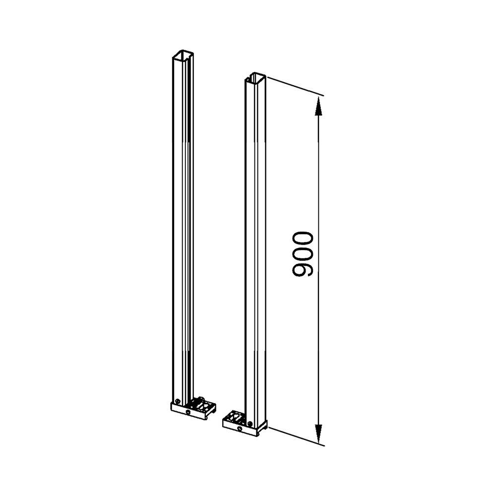 Удлиненные опоры для модулей Teceprofil