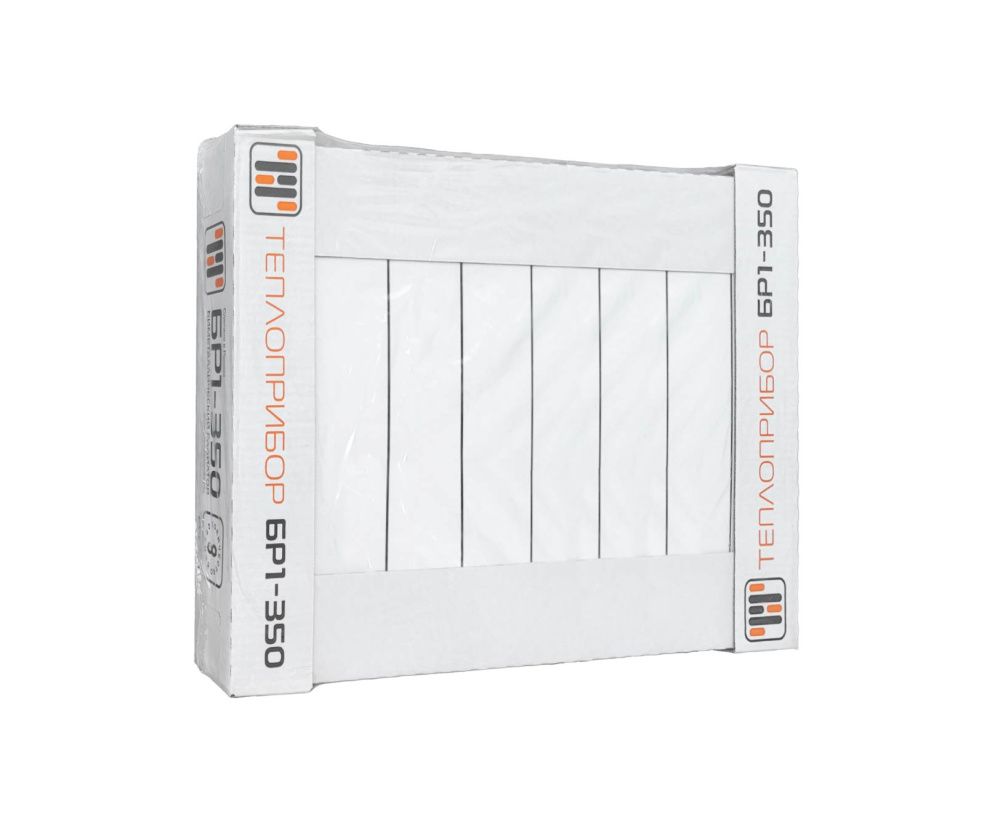 Радиатор биметаллический BR1 350/90 мм 8 секций Теплоприбор