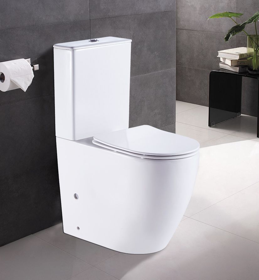 Унитаз напольный MIRADA 655х385х920 безободковый с бачком (мех.Geberit) AZARIO