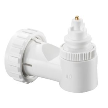 Адаптер угловой  клеммный белый (Oventrop)