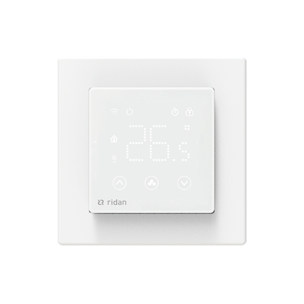Термостат комнатный RSmart-SW Wi-Fi 230V, с Wi-Fi подключением, белый ECtemp Smart