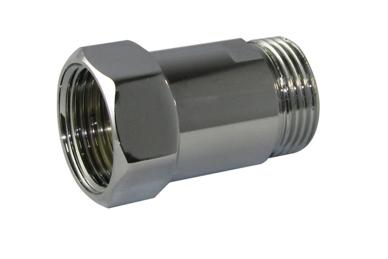 Сгон прямой (американка) для полотенцесушителя 1 х 1/2 ВН ХРОМ (SANITAN) SMART