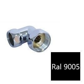 Угловое соединение 1"х3/4" г/г (2шт.), Черный муар, INDIGO