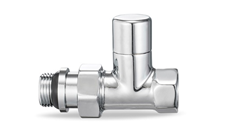 Клапан ручной радиаторный 1/2 прямой хром Varmega