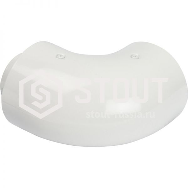 Элемент дымохода 60/100 угол 90° коакс. STOUT