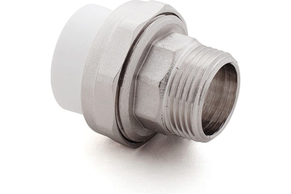 Муфта разъмная НР 32х1" PPRC белая RTP
