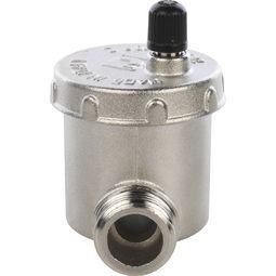 Воздухоотводчик автоматический угловой никель 1/2 STOUT