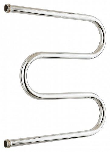 Полотенцесушитель М-образный 500х500, G 1" без кронштейна нерж. ст., полировка Стилье