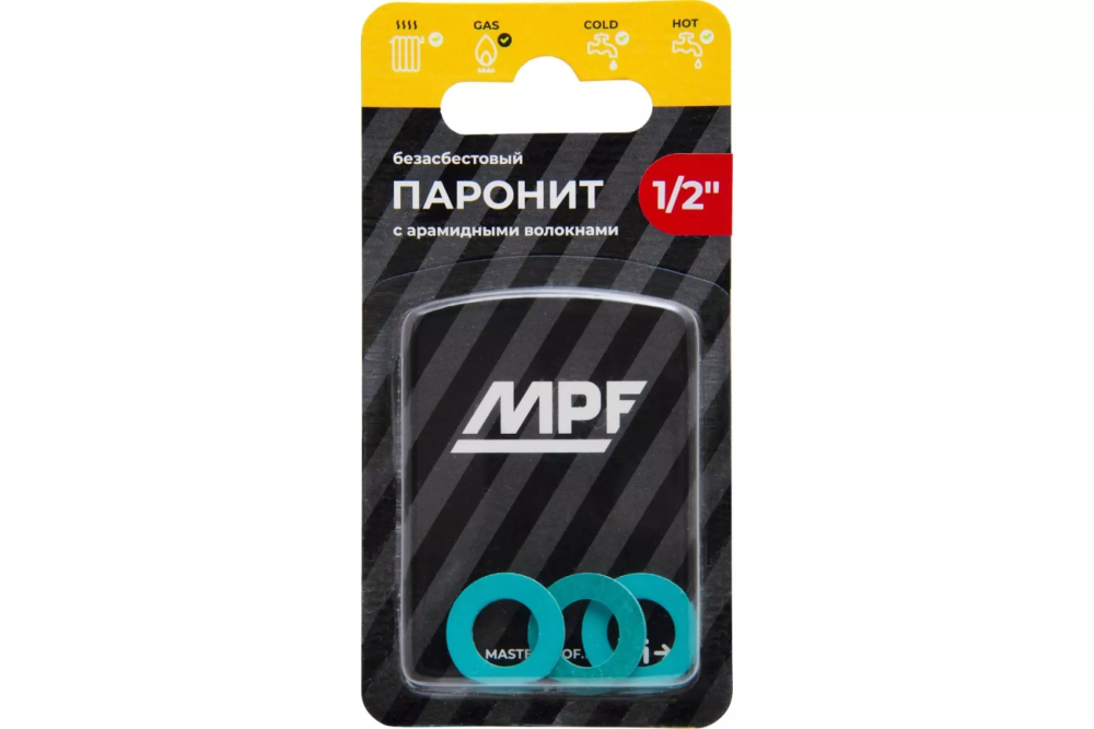 Прокладка паранитовая безасбестовая MPF 1/2 (3шт) MP