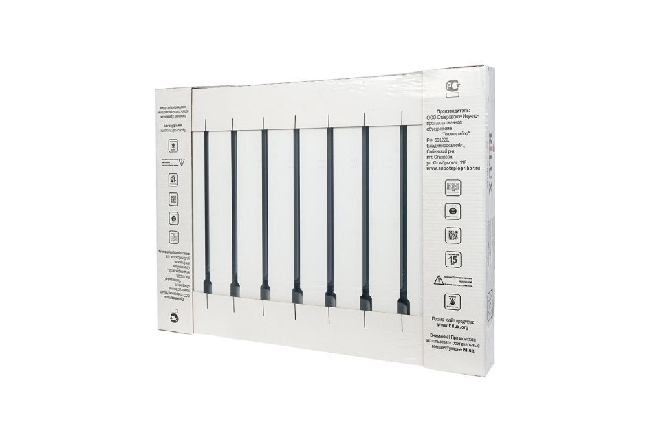 Радиатор биметаллический Bilux pluse-R 500 (175 Вт) 10 секций