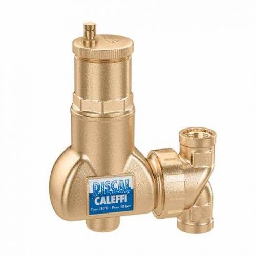 Деаэратор горизонтальный/вертикальный латунный 1" Caleffi