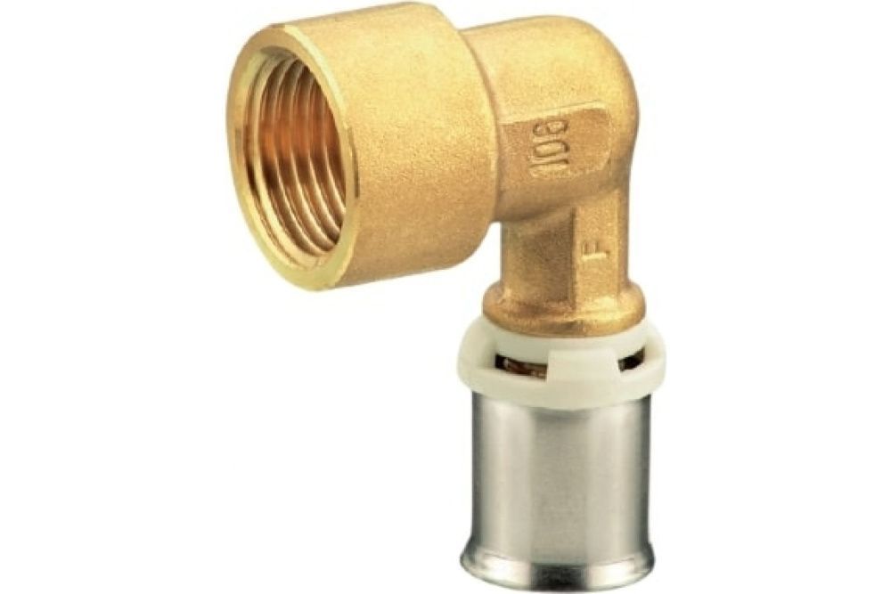 Угольник 90* 20х1/2" ВР alpex-duo XS латунь  Frankische