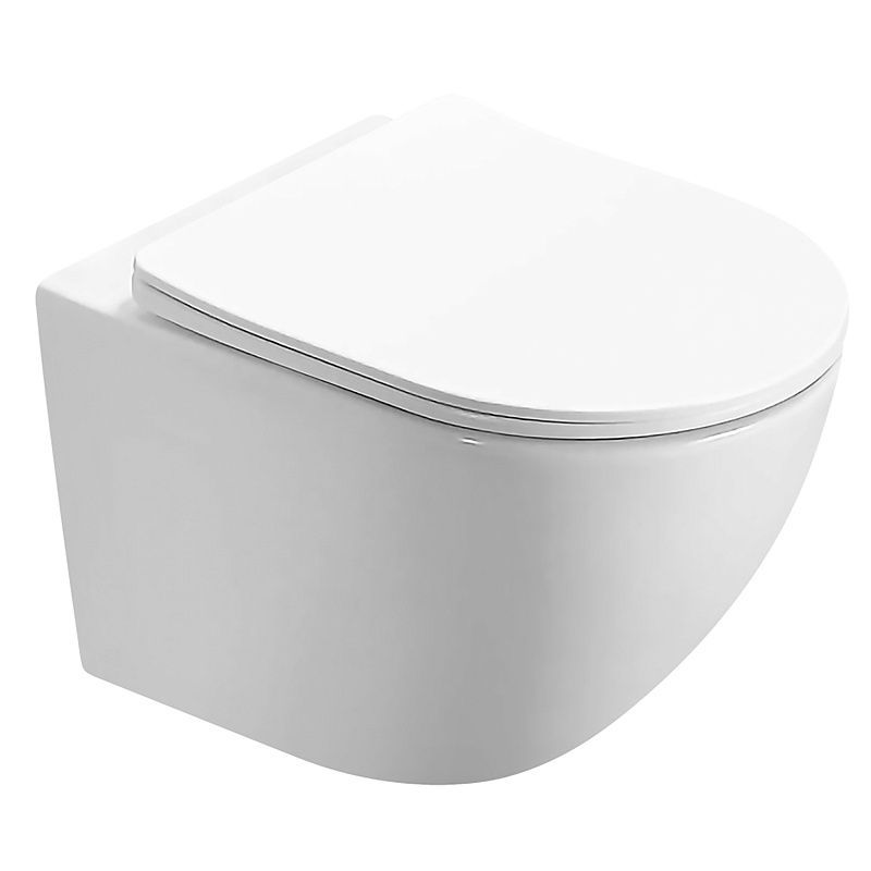 Унитаз подвесной безободковый TREVI "Торнадо" сидение микролифт AZARIO