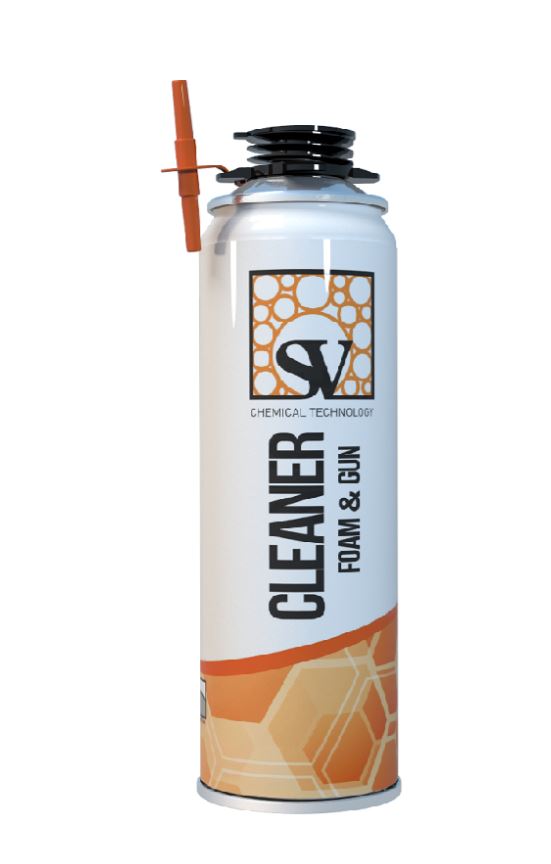 Очиститель монтажой пены SV CLEANER FOAM&GUN,400 г