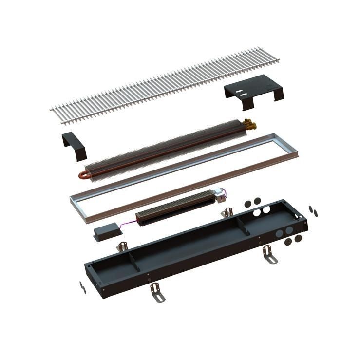 Конвектор Itermic ITTB 090.250.2000 решетка "серебро"