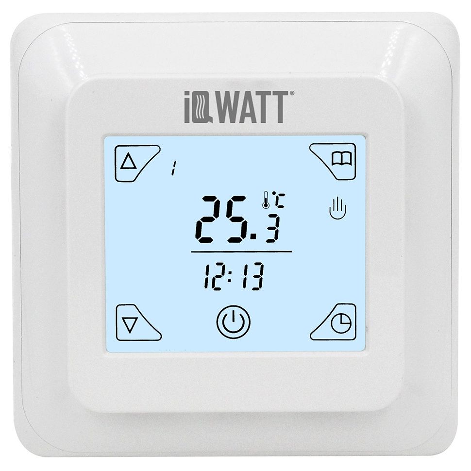 Терморегулятор IQ Thermostat TS программируемый сенсорный, белый
