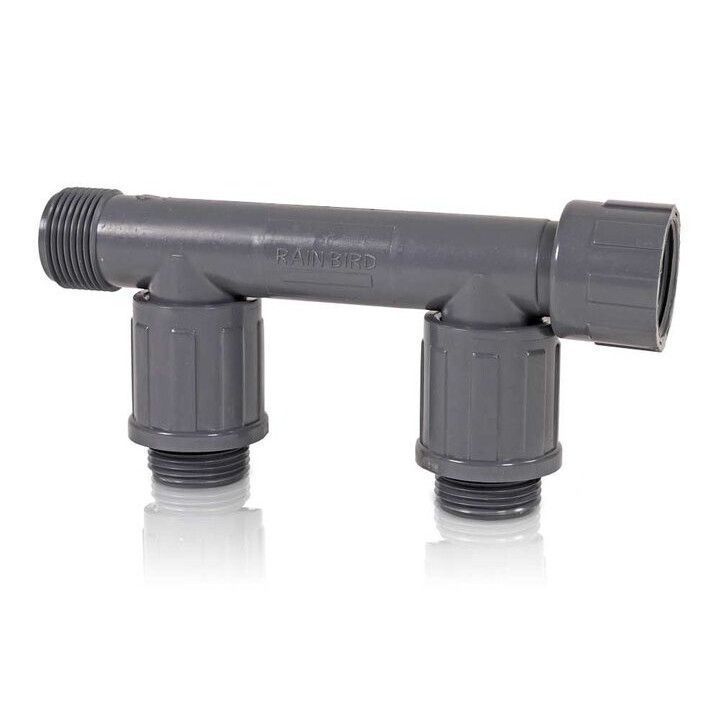 Коллектор с 2 выходами 1’’ НР X 2 пов. соед. 1"НР Х 1"муфта ВР Rain Bird 