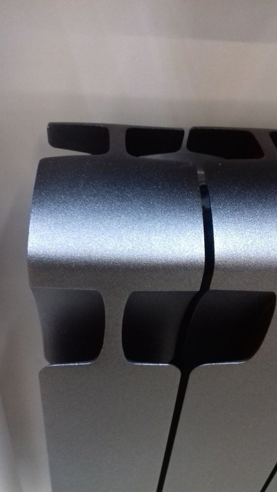 Радиатор биметаллический Monolit 500/100 мм 4 секции G3/4" боковое подключение Антрацит Rifar