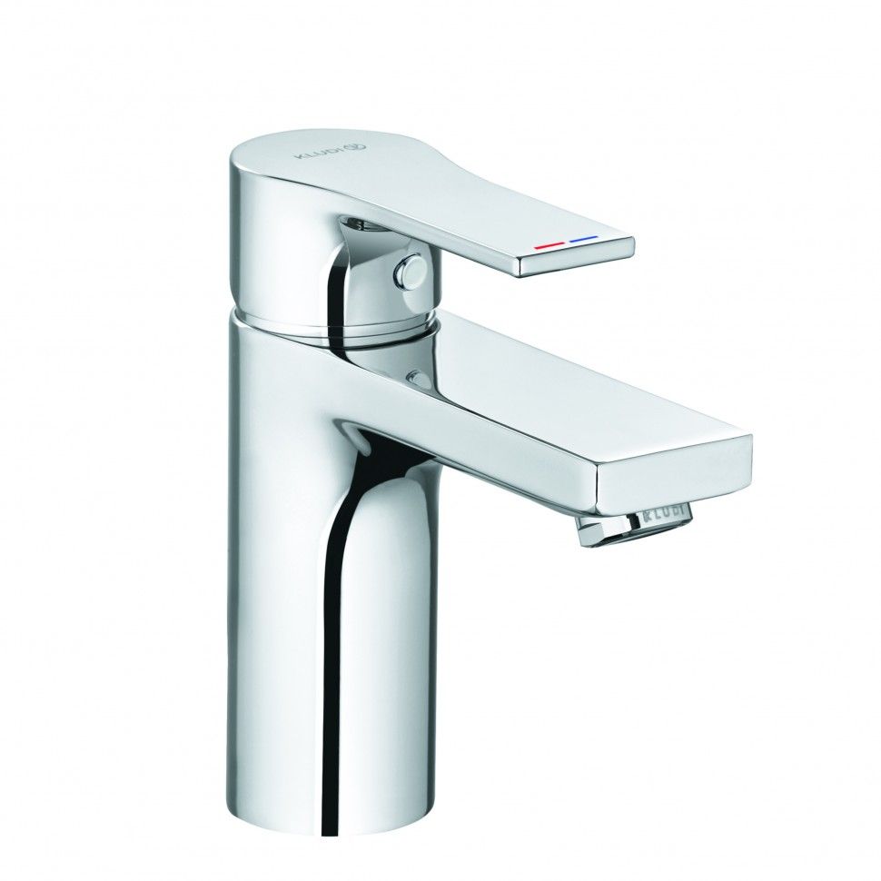 Смеситель для раковины однорычажный без донного клапана 100 мм, 7 л/мин KLUDI ZENTA SL, хром