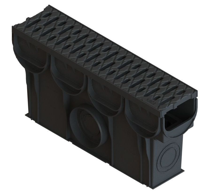 Пескоуловитель S'park ПУ-10.14.25-ПП с решеткой пластиковой кл.А (к-т)