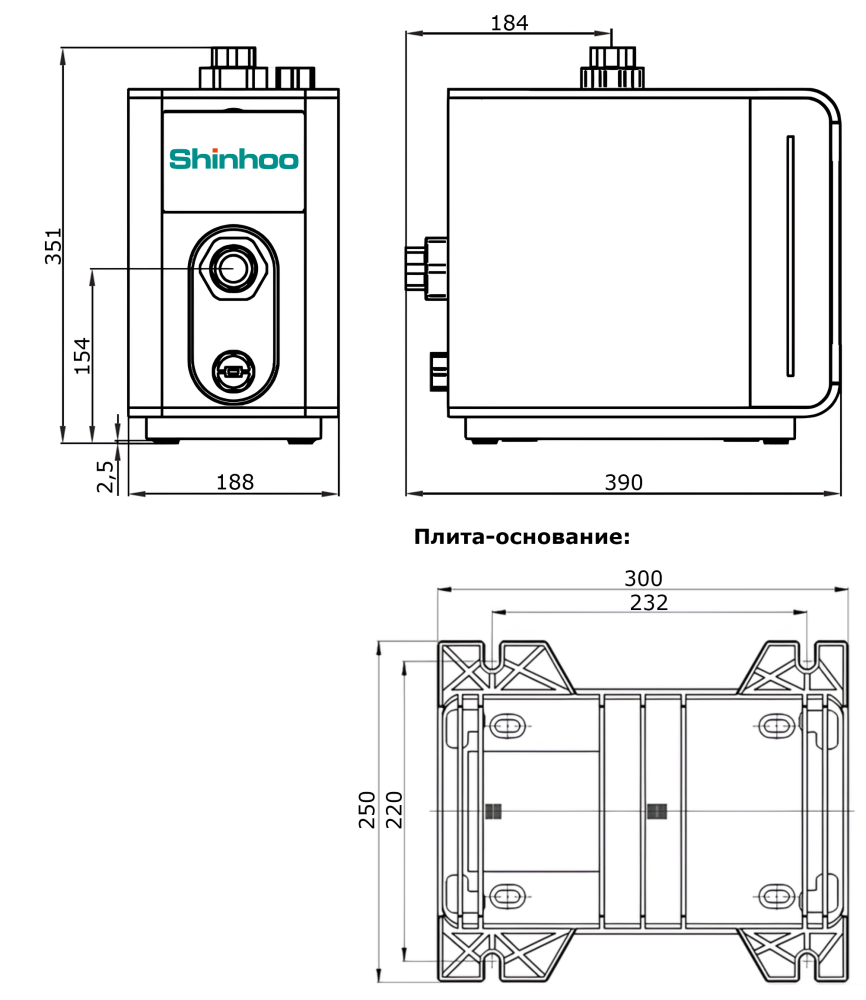 Установка насосная AQUAMASTER 3-45 1х230V Shinhoo