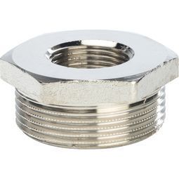 Футорка НВ 1х1/2 (никель) Stout