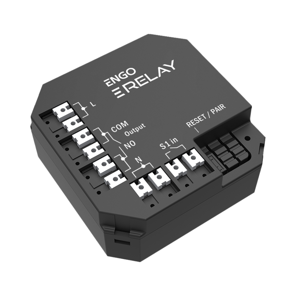 Модульное реле ZigBee 12A, сухой контакт, ENGO