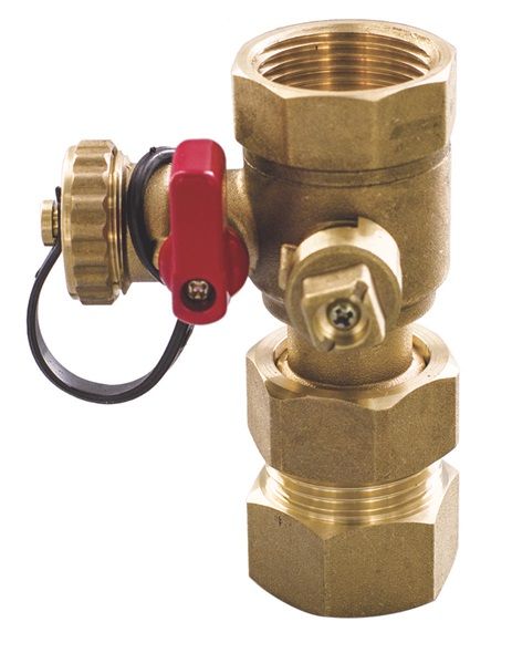 Клапан отсекатель для расш баков со сливом, 3/4" JULONG