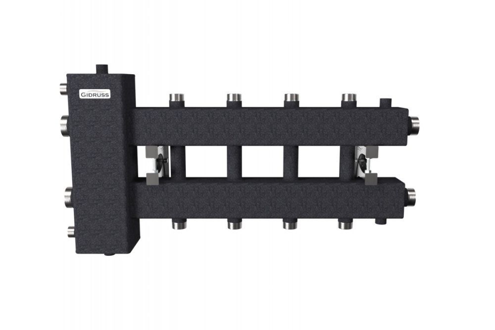 Балансировочный коллектор BM-150-5DU (2 контура вниз, 2 вверх и 1 в сторону)