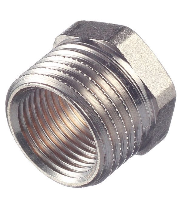 Футорка НВ  1/2х3/8 (никель) Stout