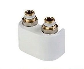 Декоративная панель белая для узлов нижнего подключения, угловых